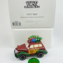 Dept 56 Heritage Village City Taxi, Tree on Top 58894 Christmas in the City 1996 - £11.62 GBP