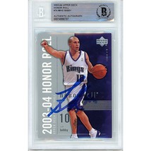 Mike Bibby Sacramento Kings Auto 2003 Upper Deck On-Card Autograph Beckett Slab - £77.88 GBP