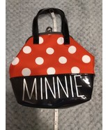 Disney Minnie Mouse Coin Style Purse Small Hand Bag  7&quot; Polkadot  - $166.69 MXN