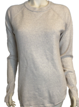 Lululemon Women&#39;s Raglan Sleeve Merino Wool Beige Sweater Small - £34.92 GBP