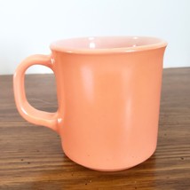 Anchor Hocking Oven Proof Mug Cup #209 U.S.A. Salmon Color Vintage - £5.39 GBP