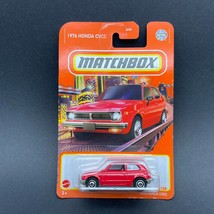 Matchbox 1976 &#39;76 Honda CVCC Red 2-Door Car Vehicle Diecast 1/64 Scale #21/100 - £6.91 GBP