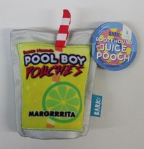 Bark Box Pool Boy Pouches Margrrrita Squeak Crinkle Small Dog Puppy Chew Toy - £7.83 GBP