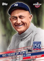 2019 Topps Opening Day 150 Years Of Fun #YOF1 Ty Cobb Detroit Tigers - £0.69 GBP