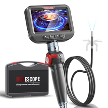 2-Way 180° Endoscope Camera with 8.5Mm Lens Articulated Snake Camera, 4.3&#39;&#39; Scre - £277.77 GBP