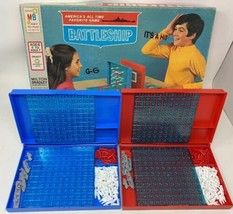 Vintage 1971 Battleship Board Game By Milton Bradley USA Made Complete - £15.17 GBP