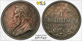 1897 South Africa Shilling PCGS AU Details - Rare Historical Certified A... - £211.78 GBP