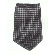 DKNY Black Silk Neck Tie 3.75&quot; W 57&quot; L  - £15.47 GBP