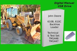 John Deere 610B 610C Backhoe Loader Operation Test &amp; Repair Manual See Desc. - £34.12 GBP