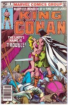 King Conan Issue #6 June 1981 The Lady&#39;s Name is Trouble!  - £3.84 GBP