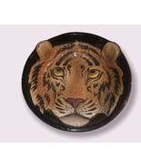 Taste Setter Sigma Vintage Tiger Face Bowl Plate Black Italy Mid Century  - £50.20 GBP