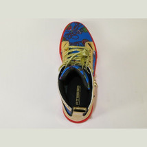 Mens High Top Shoes FIESSO by AURELIO GARCIA Chain Medusa Celebrity 2421 Blue image 8