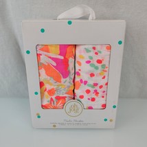 Target Oh Joy Cotton Muslin Swaddle Baby Girl Blanket Neon Bright Flower Dot NEW - £46.54 GBP