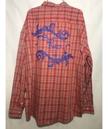 Vintage Phat Farm Long Sleeve Button Down Shirt Logo 2XL Huge Logo - $62.48 CAD