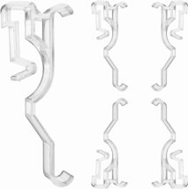 Valance Clips 6Pcs 2.5&quot; Clear Plastic Hidden Retainer Holder Installatio... - $13.57