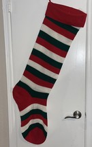 Huge Oversized Christmas Stocking, 44”Tall - Red, White &amp; Green - $16.83