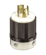 Leviton 021-02411-0PB Locking Plug, Black/White - $39.78 CAD