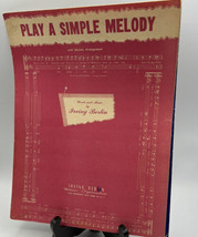 Music Sheet Vintage and Antique Play a Simple Melody Irving Berlin 1946 - £4.61 GBP