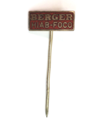 Berger Hiab Foco Engineering Construction Advertising Enamel  Stick Pin - £9.43 GBP