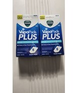 (2) Vicks VapoPads Plus Refills 8 Scent Pads Intense Cold Blasting Menth... - £11.06 GBP