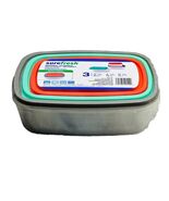 Surefresh Reusable Rectangle 3 Nesting Containers 12oz/24oz/38oz Micro/F... - €12,64 EUR