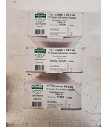 15000 Qty Genuine 1/4&quot;x 3/4&quot; Leg Gauge Galvanized Staples IL11BAB (15000... - $901.16 MXN