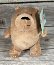 We Bare Bears Plush GRIZZLY BEAR Cartoon Network Warner Bros. Toy Factory 7” NEW - £8.60 GBP