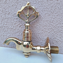 Hammam Sink Faucet Bathtub Tap Turncock Brass Gold ibrik Vintage Look NEW! - $64.25
