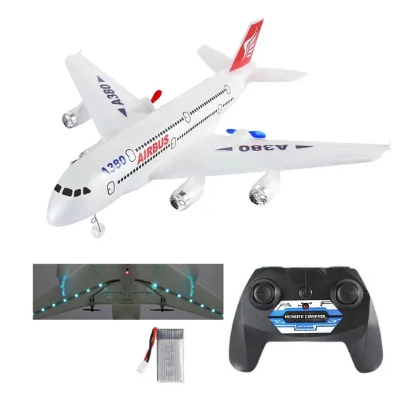 Foam Aircraft A380  Rc Plane Remote Control Aircraft 2.4g Fixed Wing Plane Model - £49.12 GBP+