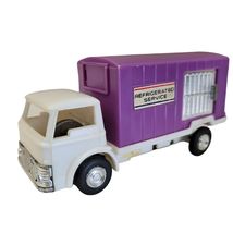 Vintage Lucky Mini Mite Refrigeration Truck Friction Toy No. 9007 Hong Kong - $15.32