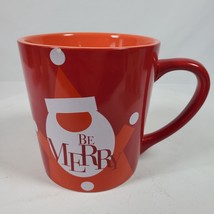 Vintage Christmas Coffee Cup Mug Be Merry Santa Bath &amp; Body Works - $8.60