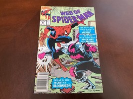1991 Marvel WEB OF SPIDER-MAN #81 Comic Book Bloodshed VG - £14.22 GBP