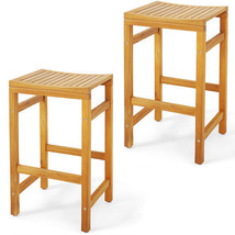 30-Inch Height Bar Chair with Saddle Shaped Seat and Sturdy Footrest-Set... - $2,752.61 MXN