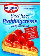 Dr.Oetker Backfest Puddingcreme Vanilla - Pastry filling-40g- Free Shipping - £4.81 GBP