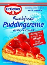 Dr.Oetker Backfest Puddingcreme Vanilla - Pastry filling-40g- Free Shipping - £4.66 GBP