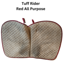 Tuffrider Red All Purpose English Riding Saddle Pad USED image 4