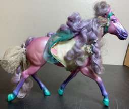 Fashion Star Fillies Joelle Purple Teal Horse Accessories Kenner Vintage... - $49.50
