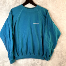 VINTAGE Hanes cotton acrylic Sweatshirt embroidered Russell Mens Crewneck L - £20.39 GBP