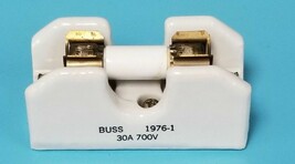 BUSSMANN 1976-1 CERAMIC FUSE HOLDER 30A, 700V W/ FWP-20 CYLINDER FUSE - $24.95