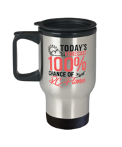 Today&#39;s Forecast 100% Chance of RC Planes Travel Mug Funny Hobby Gift Idea  - £19.26 GBP