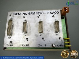 Siemens 6FM 1590-5AA00 Actual Value Distribution Module 3-Input 6FM15905... - £465.25 GBP