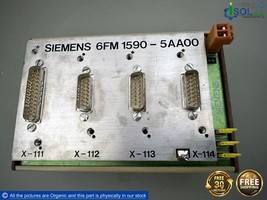 Siemens 6FM 1590-5AA00 Actual Value Distribution Module 3-Input 6FM15905AA00 - $814.22 CAD