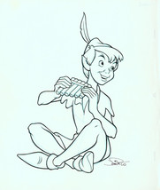 Jon Pinto Original Art SIGNED Walt Disney World Park Peter Pan Collectib... - $128.69