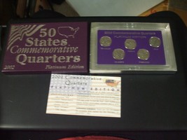 50 States Commemorative Quarters -  Platinum Edition - 2002 - £13.49 GBP