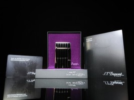 ST Dupont Black Lacquer &amp; Palladium L2  Lighter  - £779.58 GBP