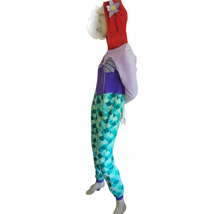 Disney Little Mermaid Fleece Sleepwear 1 Pc PJ&#39;s Women&#39;s Size XS Zip Front - £19.30 GBP