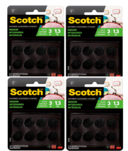 Scotch Multi Purpose Hook and Loop Fasteners,58 in x 58 in, Circles,24 S... - £15.20 GBP