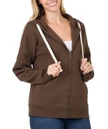 NioBe Clothing Womens Long Sleeve Zip Up Casual Hoodie Sweat Jacket Top ... - £27.61 GBP