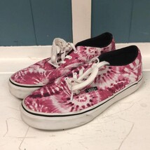 Vans Classic Men’s 4 Women’s 5.5 Dark Pink Tie Dye Lace Up Sneaker Skate... - $40.59