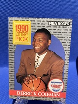 Derrick Coleman Rookie 390 1990 NBA Hoops Card - £19.66 GBP